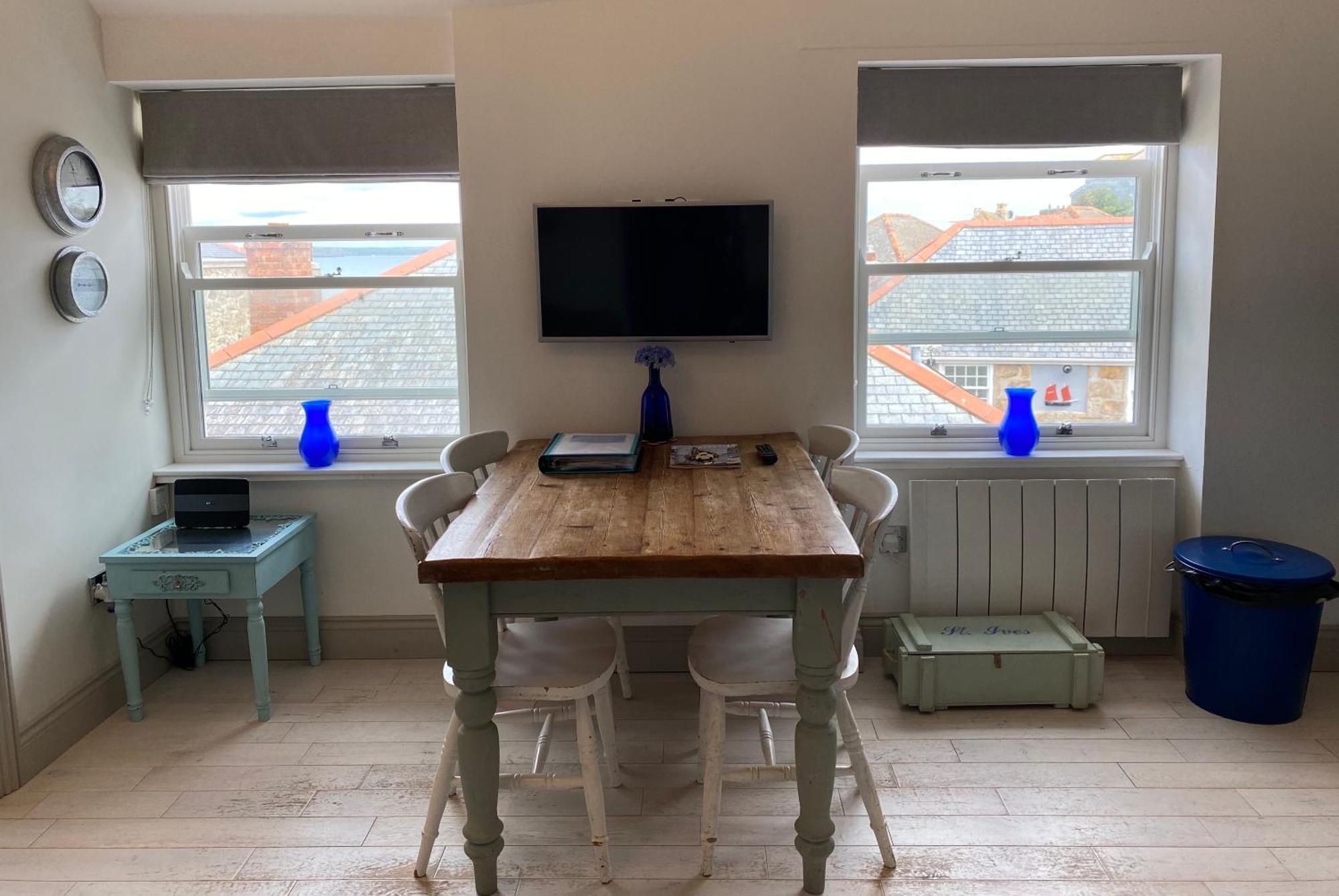 Little Dolly Sea View 2 Bedroom Apartment, St Ives Town, Dog Friendly Eksteriør billede